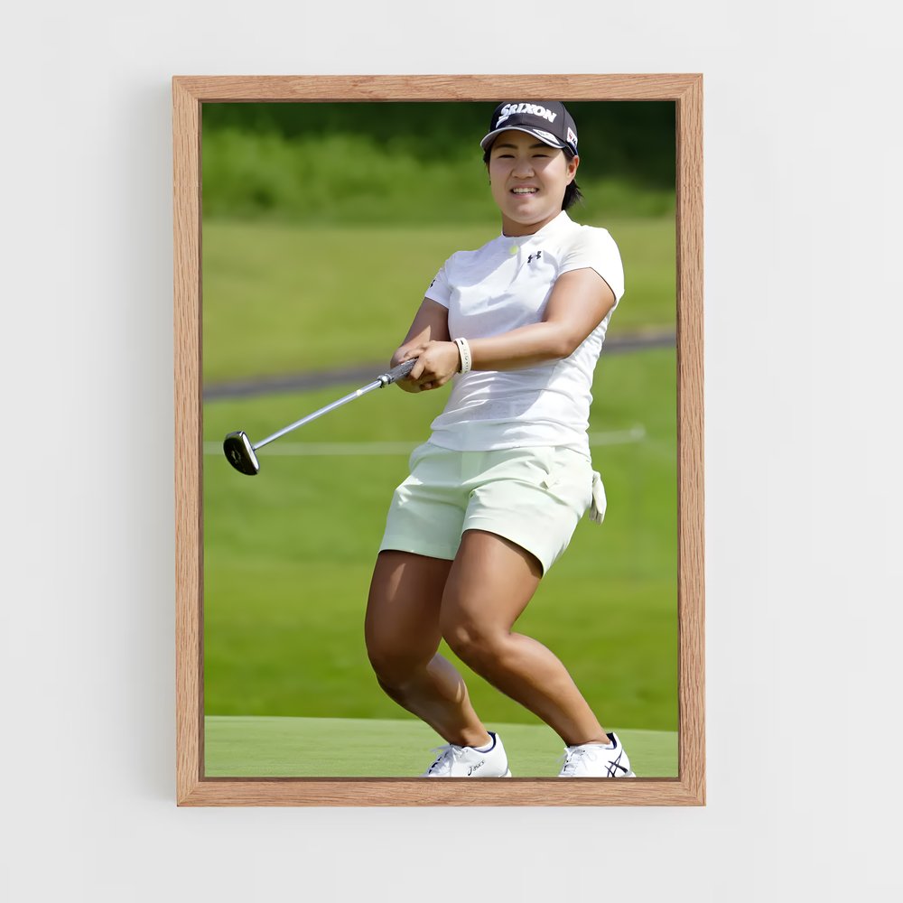 Poster Birdie en Blanc – affiche Golf (vue 4)